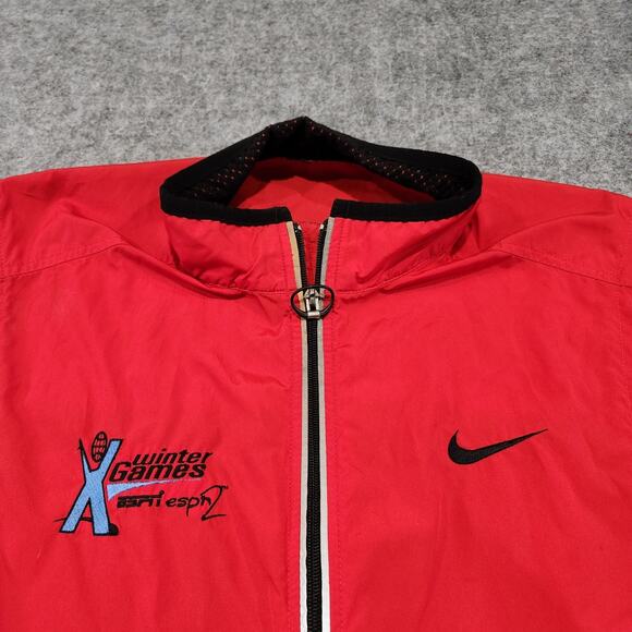 VTG X Games Winter ESPN Film Staff CREW Mens L Large? NIKE Y2K Vest Jacket - Picture 4 of 16